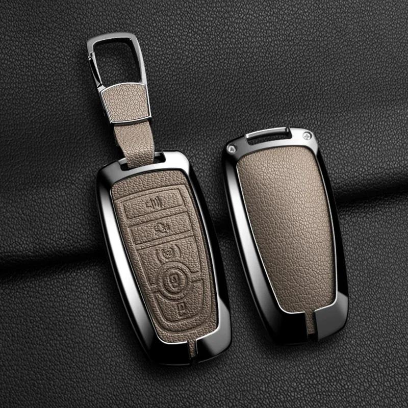 Car Sticker 2026 Hot For Ford New Alloy Style Car Key Case Cover Shell For Ford Maverick Focus Edge Explorer Expedition Everest