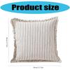 Decorative Pillowcase Cushion Cover Textured with Color Stitching for Couch or Living Room Sofa Bed Decoration