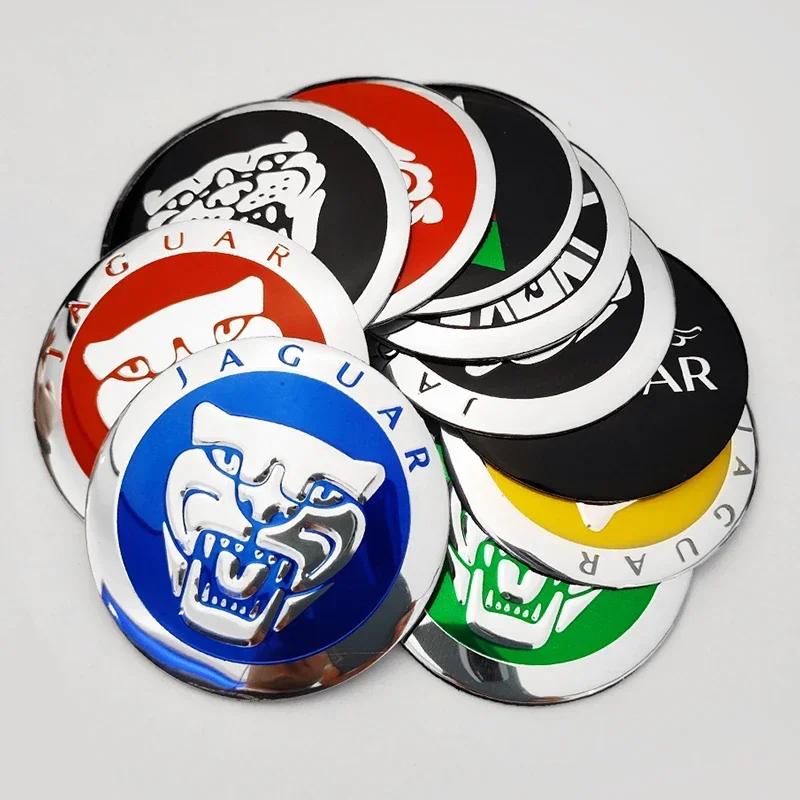 4PCS 56MM Car Wheel Rims Center Hupcaps Stickers for Jaguar XF XJ XE XK F-Type X-Type F-Pace I-Pace E-Pace XKR XFL XJS PP6