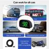 2024 Автомобильный цифровой GPS-спидометр, автомобильный HUD-дисплей со скоростью, миль/км/ч, USB Plug and Play для всех автомобилей