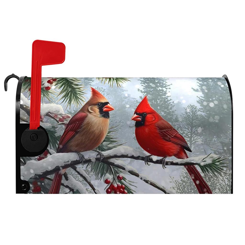 Xmas Mailbox Dust Cover Oversized Letter Case Protection Sleeve Anti-Scratch Christmas Letter Box Cases for Garden Ornament