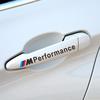 4pcs Car Door Handle Transparent 3D Stickers for BMW M Performance M3 M4 M5 E39 E60 E90 E46 E36 X1 X5 X3 X7 X6 F10 F20 F30 G20 G30