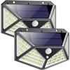 Outdoor Solar Light 100 LED, 3 Smart Modes Outdoor Solar Lighting with Motion Sensor Solar Puissa[n1694]