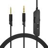 A50 Replacement Cable Headphone Cable Audio Cord with Volume Control and Microphone Compatible with Astro Gaming Headset To Xbox One PS4 Controller