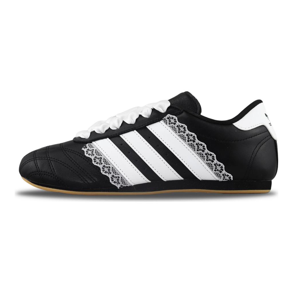 adidas Оригинальные противоскользящие, износостойкие, легкие низкие тренировочные ботинки для тхэквондо, женские, черные JS1193(Команда129-)
