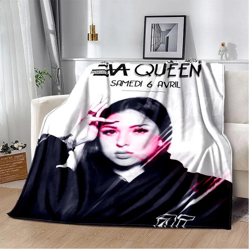 Мягкое плюшевое одеяло Eva Queen с 3D принтом, фланелевое одеяло, одеяло для гостиной, спальни, кровати, дивана, пикника, дети HD