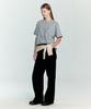 Джинсы Oioi Collection с изогнутым кроем [Черные]