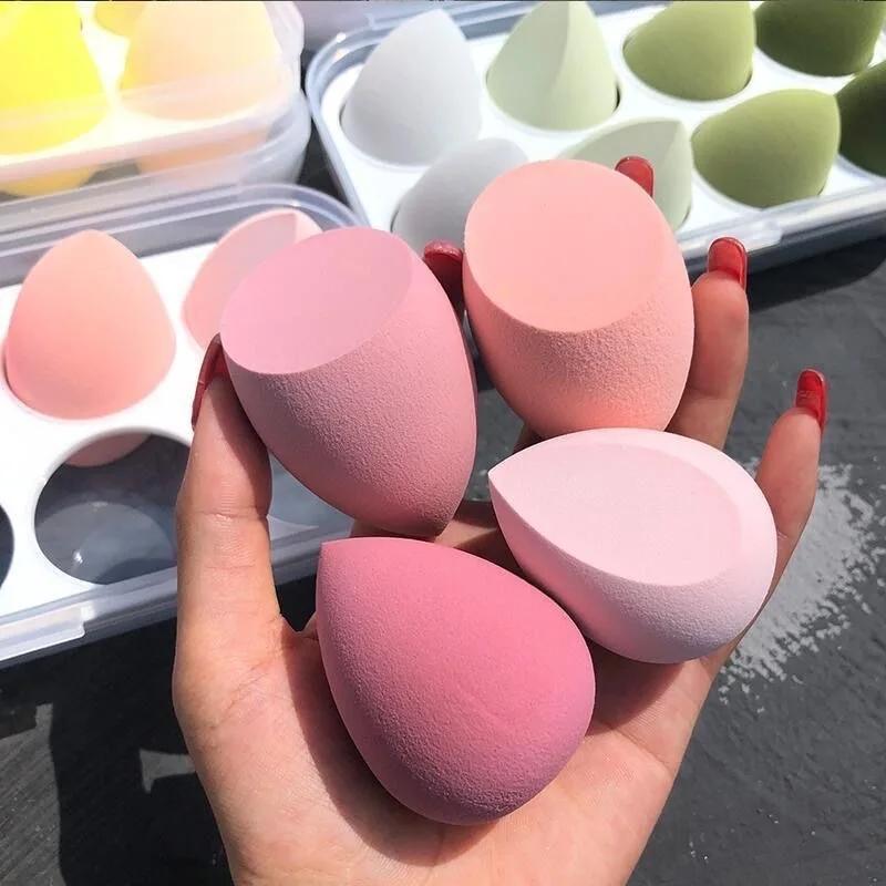 Fluffy Makeup Sponge Blender, 4/8Pcs Smooth Cosmetic Puff, Effortless Application for Daily Face Makeup Products