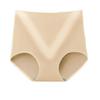 «Женские бесшовные трусы из чистого хлопка с высокой талией и графеном — подтяжка бедер и простой модный дизайн»