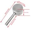 Stainless Steel Lever Handle 42mm Water Tap Handle Faucet Handle  Bathroom