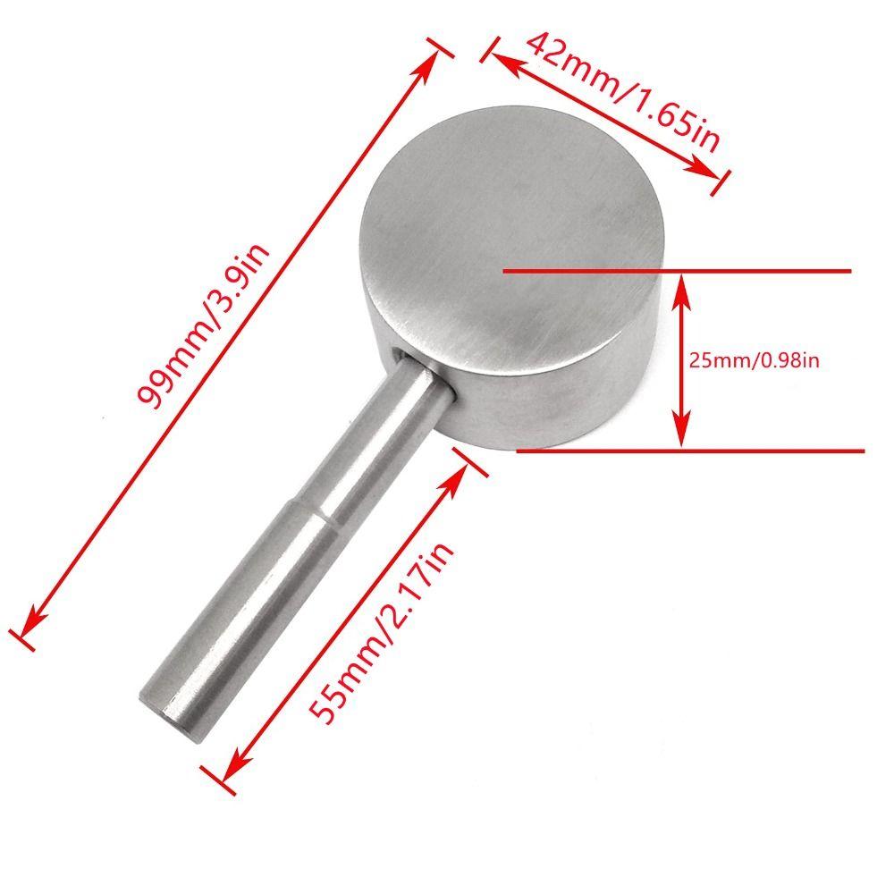 Stainless Steel Lever Handle 42mm Shower Handle Replacement Universal Faucet Handle Bathroom