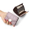 Верхний слой коровьей кожи RFID Защита от кражи Картхолдер-гармошка