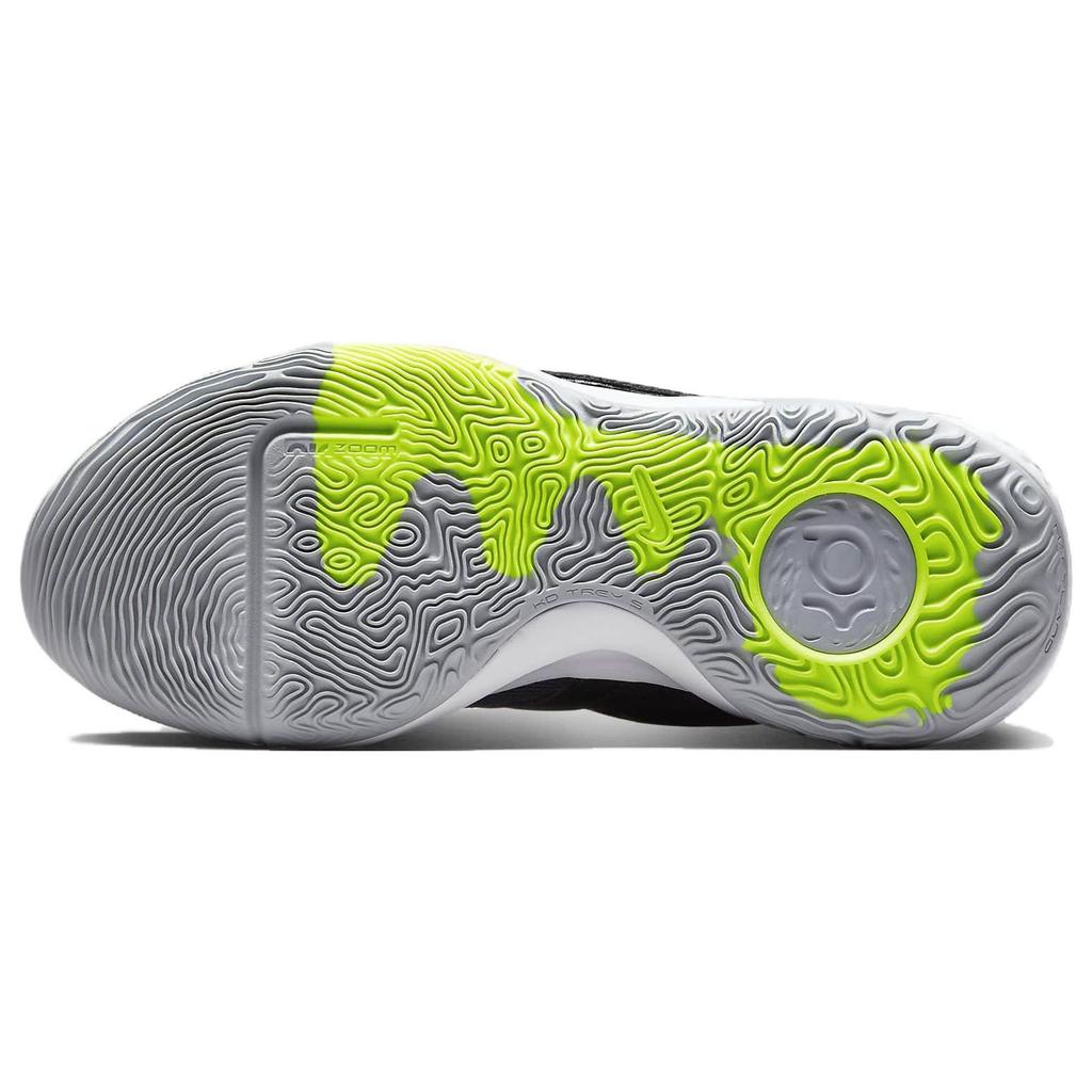 Nike KD Trey 5 X Белые Черные Вольт Унисекс Кроссовки Волчий Серый DD9538-101