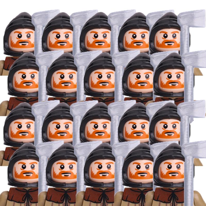 Военные Строительные Блоки Средневековые Фигурки Солдат Подарки Игрушки Оружие Щит Священная Римская Империя Сент-Лазарь Рыцарь Иерусалима Легион MOC