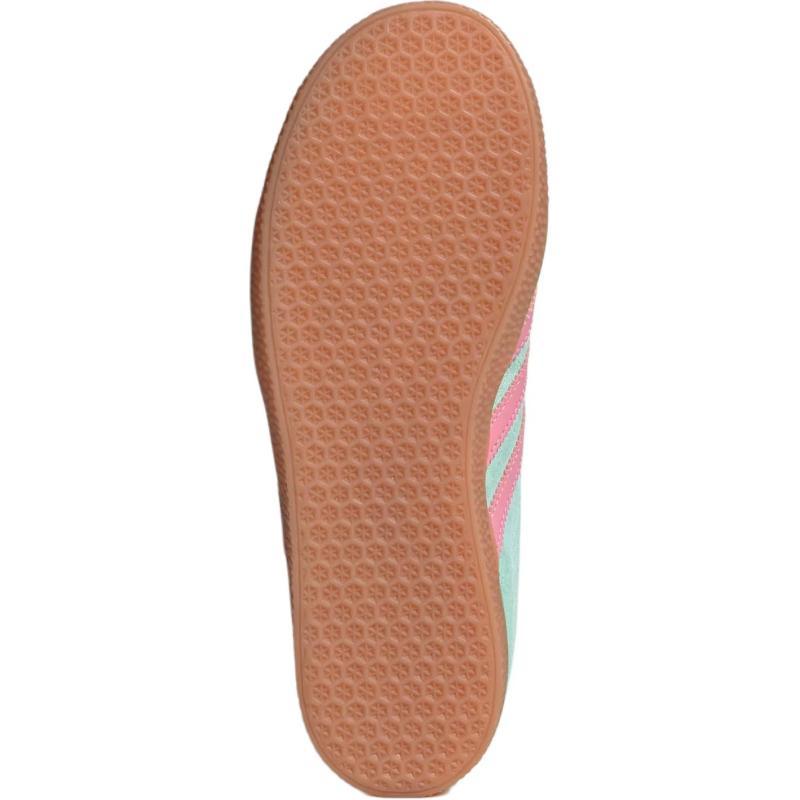 Adidas Originals GAZELLE Cushioning, Wear Resistant Low Top Kids' Skateboarding Shoes Mint Green Teenagers Sneakers JP7125