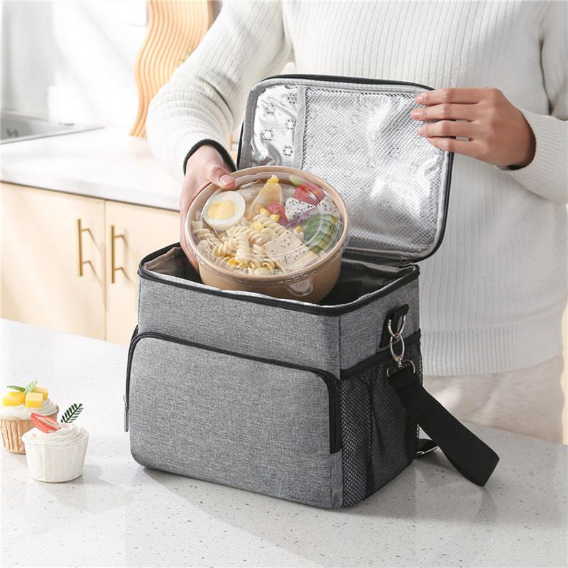 Insulated Lunch Bag Large Insulated Adult Lunch Box Reusable Thermal Waterproof Soft Containers Tote For Kids Boys Girls Women