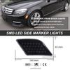 2x For Mercedes Benz W204 LED Side Marker Lights Turn Signal Lamps C250 C300 C350 C63 SL65 AMG Car-Styling Canbus OEM#2048200121