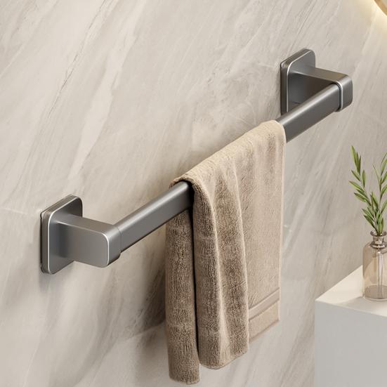 Self-Adhesive Towel Rack Hand Towel Bar Strong Load-bearing Easy To Install Bathroom Wall Mounted Towel Hanger