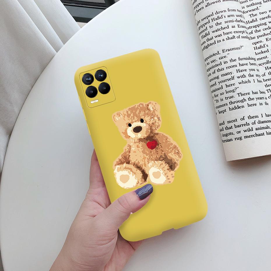 Чехол для Oppo Realme 8 Pro Милый Расписной ТПУ Силикон Ударопрочный Мягкий Задняя Крышка Телефона для Realme 8 Pro Глобальная Версия 6.4" Чехол