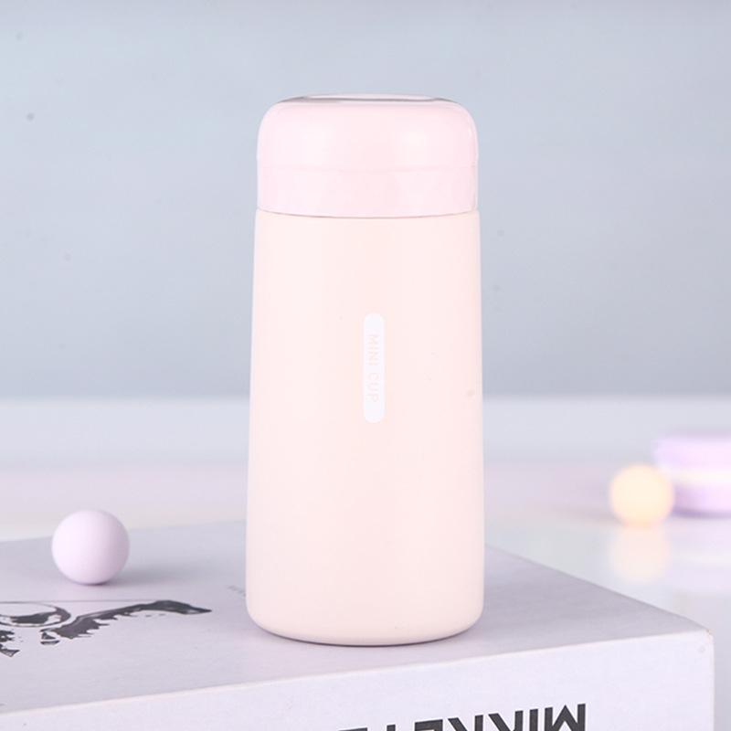 Удобная мини-чашка из нержавеющей стали, ультракомпактная портативная герметичная чашка для воды для мужчин и женщин, студенческая мода