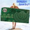 Mexican Football Federation Print Beach Towel, Large Soft Quick Dry Towel for Beach Camping Swimming
