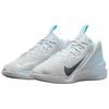 New Nike Anti Slip Wear Resistant Low Top Basketball Shoes Men's White Blue HF1804-002