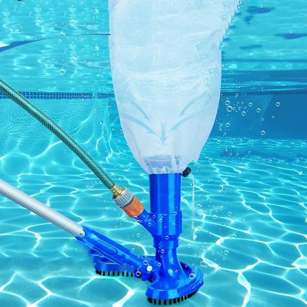 Brush Portable Pool Vacuum Vacuum Telescopic Pole Swimming Pool Jet Cleaner  Spas