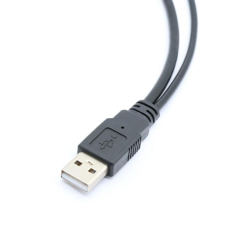 Высокоэффективный кабель передачи данных длиной 30 см USB-разветвитель Y-кабель для компьютера, ноутбука, цифровые продукты
