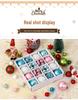 44-Piece Christmas Tree Decoration Set: 6cm Colorful PVC Hanging Balls