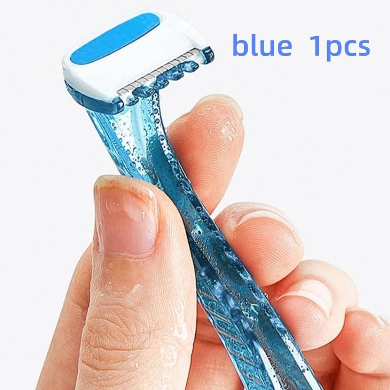 YS00015- --Женский бритвенный станок для бикини, триммер для интимных зон, идеально подходит для ванной комнаты, одноразовый, для путешествий, безопасный, удаление волос