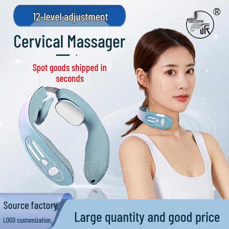 Электрический интеллектуальный массажер для шеи и позвоночника