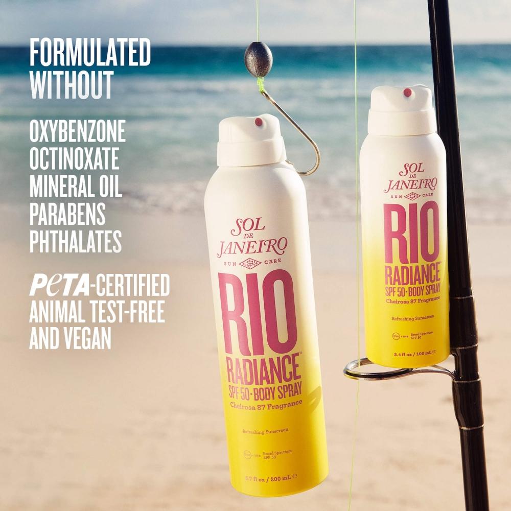 Sol De Janeiro Rio Radiance  Spf 50 Body Spray Sunscreen With niacinamiDe 3.4 100
