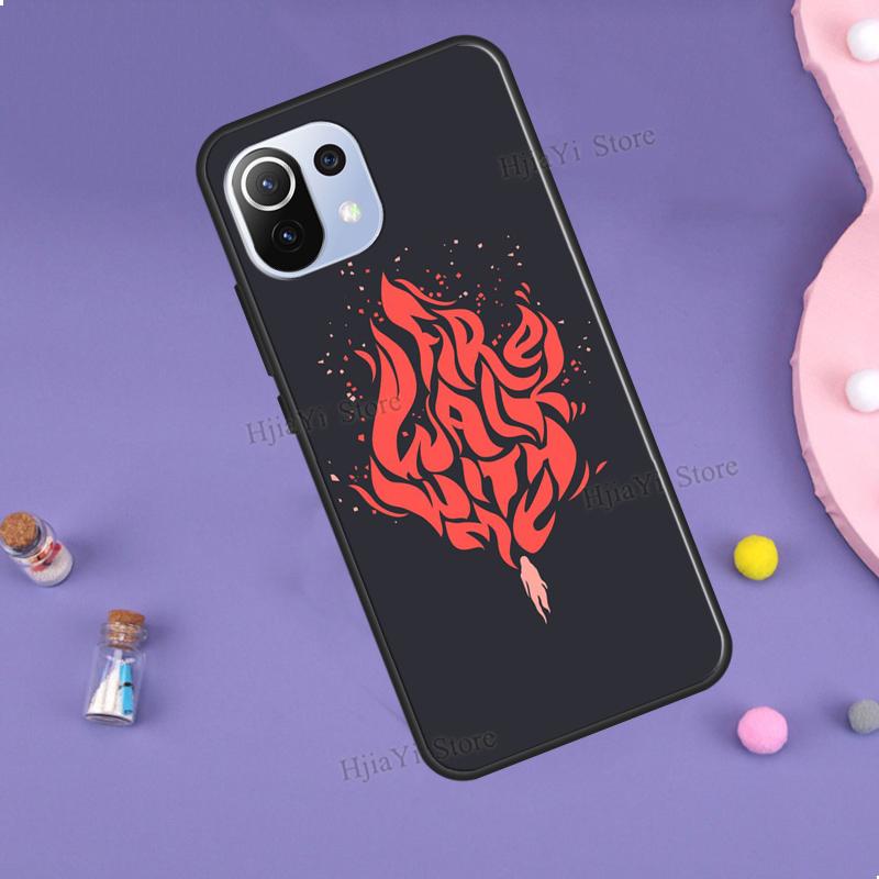 Fire Walk With Me Twin Peaks For Xiaomi Mi 11 Lite Ultra 9 10 9T 10T 11T Pro Case POCO X3 Pro F3 M3 M4 Pro Back Cover