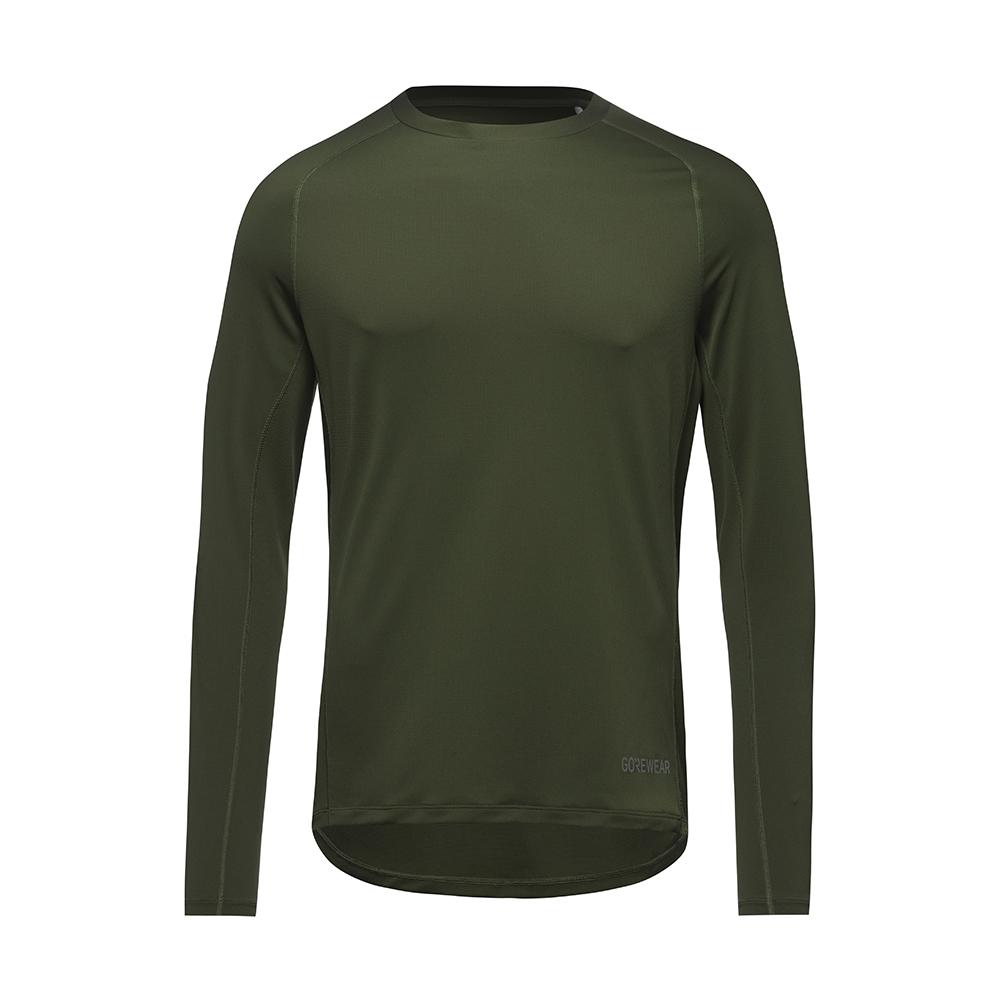 GOREWEAR Everyday Long Sleeve Shirt - Utility Green (Men'S) Long Sleeve
