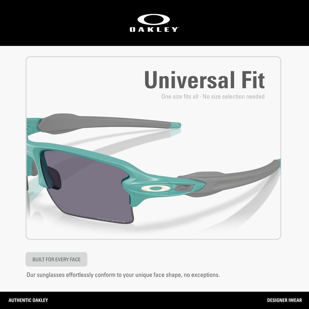 Oakley Sunglasses 0OO9188 FLAK 9188K159 XL Matte Pacific Prizm Grey Polarized [Oakley] 2.0 (Grey)