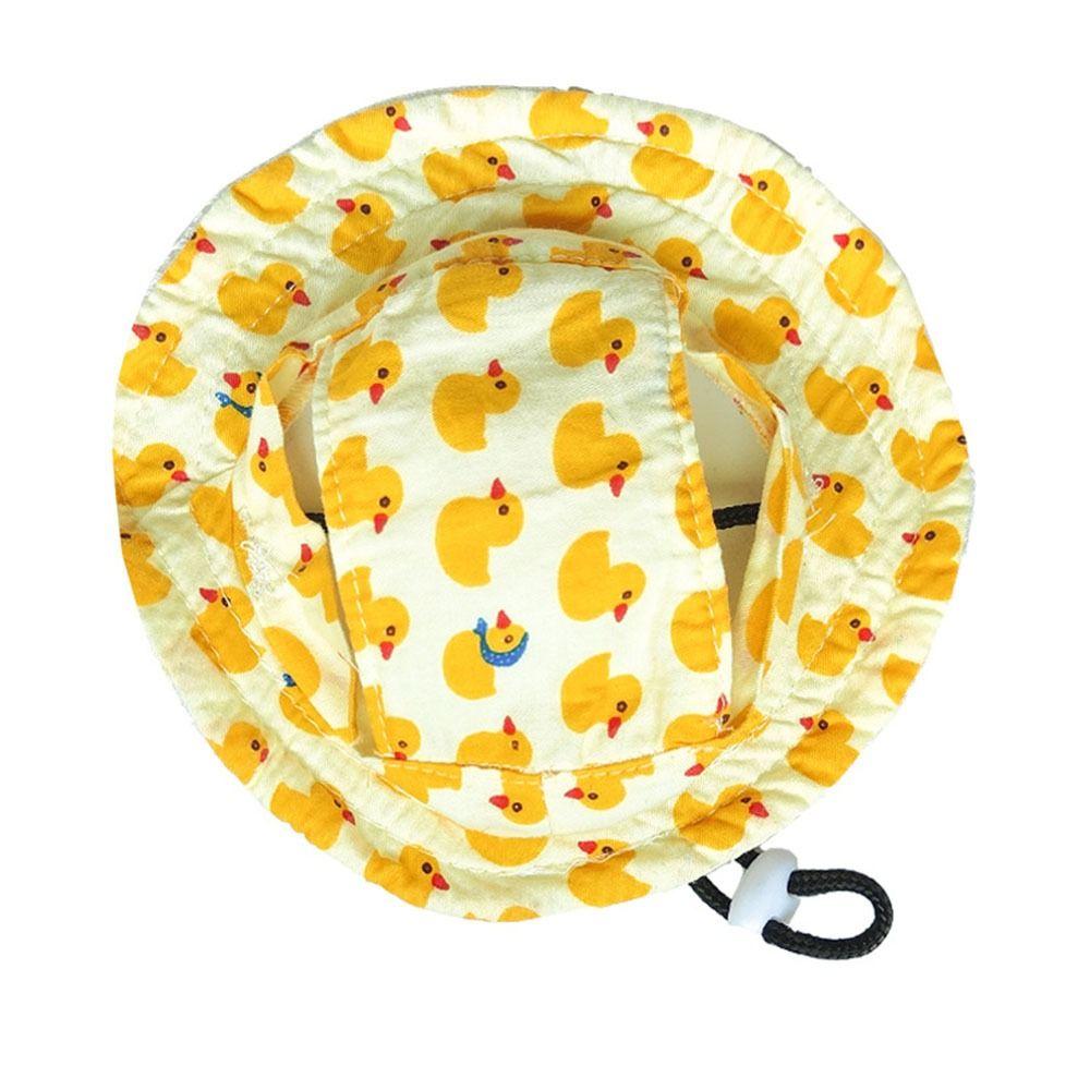 Кошка Собака Собака Солнцезащитные шляпы Дышащая шляпа рыбака для питомца Модная кошачья солнцезащитная шляпа