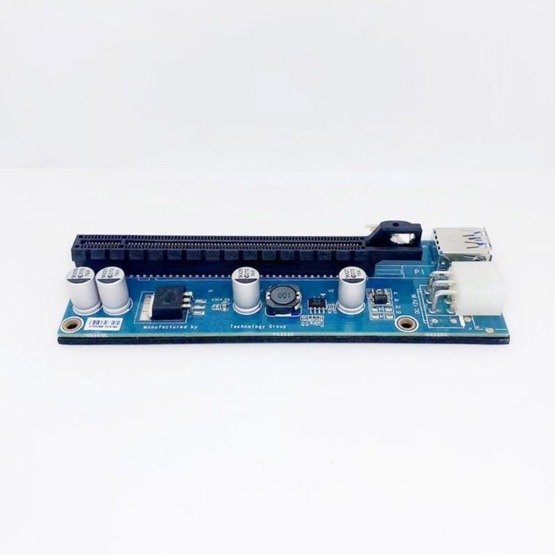 Карта расширения видеокарты ноутбука Карта PCIE 1X To 16X Карта расширения Адаптер Удлинительный кабель с кабелем USB3.0