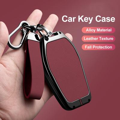 Кожаный чехол для автомобильного ключа из цинкового сплава для Bmw G30 G12 G11 G32 G31 5 7 Серии I8 I12 I15 G01 X3 X4 G02 G05 X5 G07 X7 Чехол для ключа