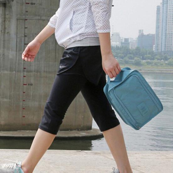 Сумка для хранения уличной дорожной обуви, водонепроницаемая портативная упаковка, контейнер для кубиков