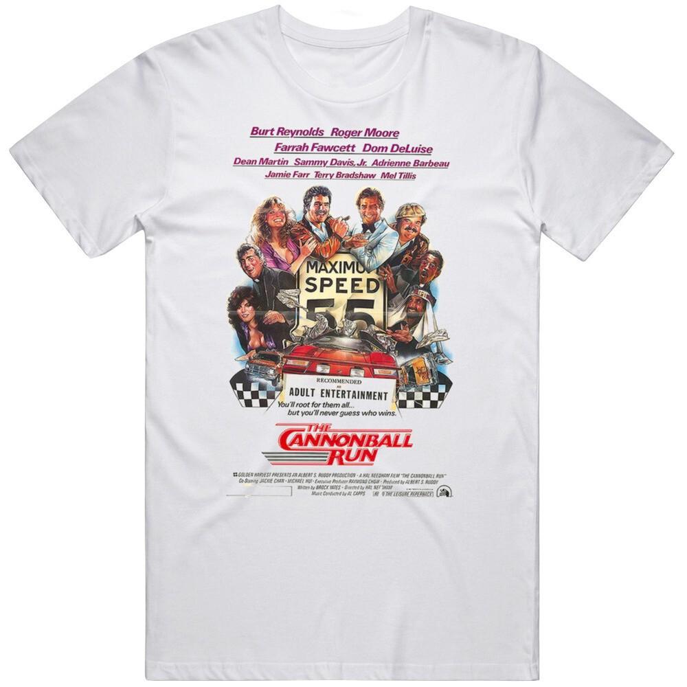 The Cannonball Run Movie Poster Fan T Shirt Unisex T-Shirt