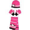 Set Hat + Gloves + Scarf - Hello Kitty - Unique - 100% Acrylic - Winter - Girl