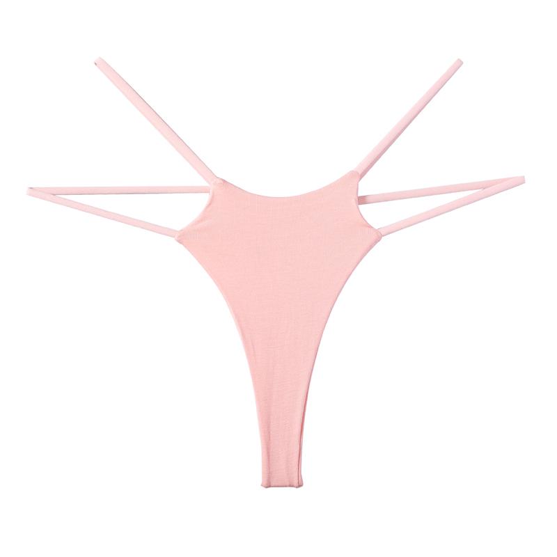 CINOON Женские трусики, сексуальное бикини с низкой талией, нижнее белье с двойным тонким ремнем, стринги, бесшовные дышащие женские трусы