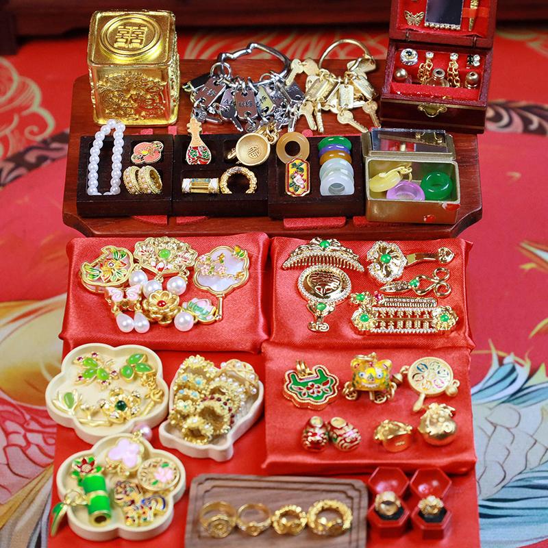 1 комплект ключей кукольный домик миниатюрные аксессуары мебель модель декор игрушка симуляция аксессуар