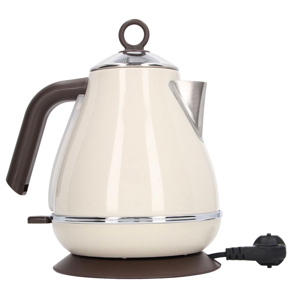 Электрический чайник с дисплеем температуры, ретро-краска, электрический чайник с вращающейся на 360 градусов основой