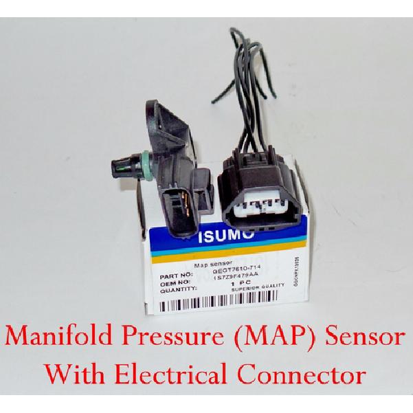 Manifold Pressure (MAP) Sensor With Connector Fits:Ford Lincoln Mazda Mercury