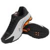 Nike Shox R4 Bright Mandarin кроссовки унисекс серебристо-черные Vast-Grey HQ1988-003