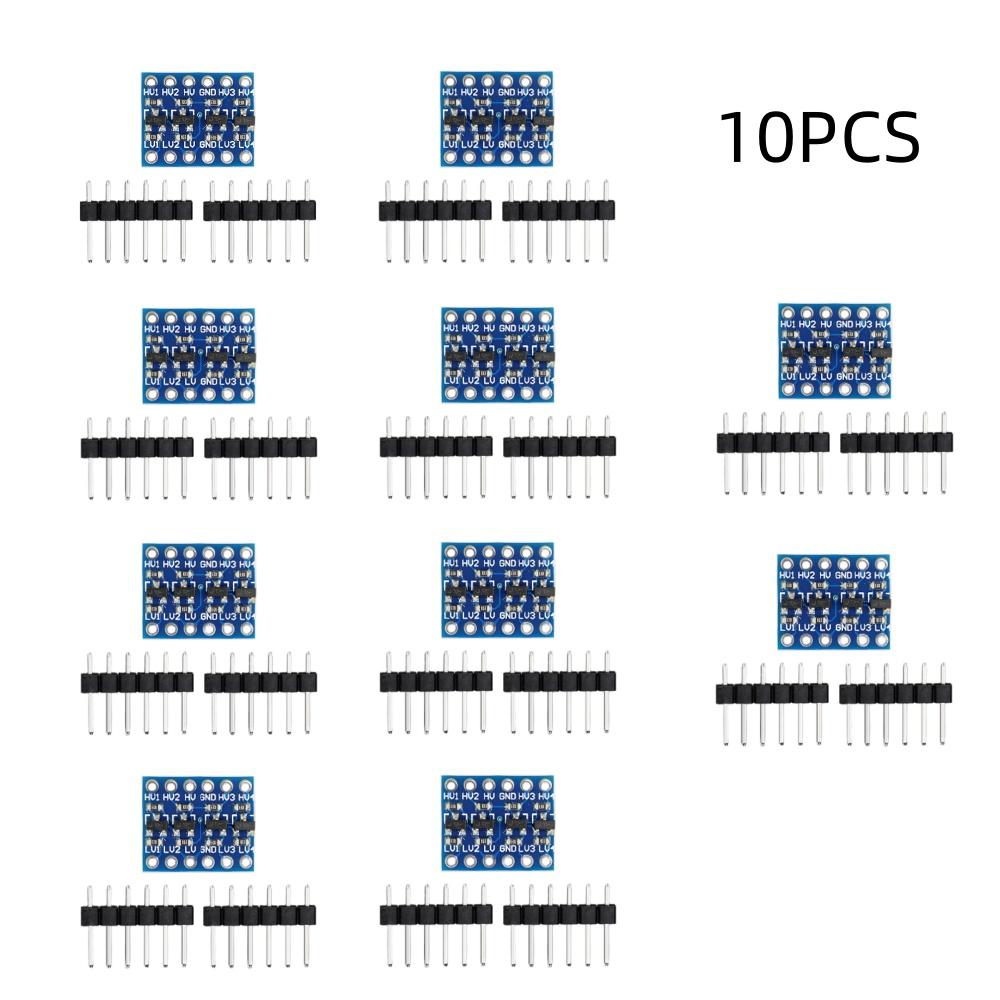 5/10pcs 4MOS Transistor Level Conversion Module 3V and 5V 4 Channels Logic Level 4 Way Bi-Directional Module High Speed Shifter