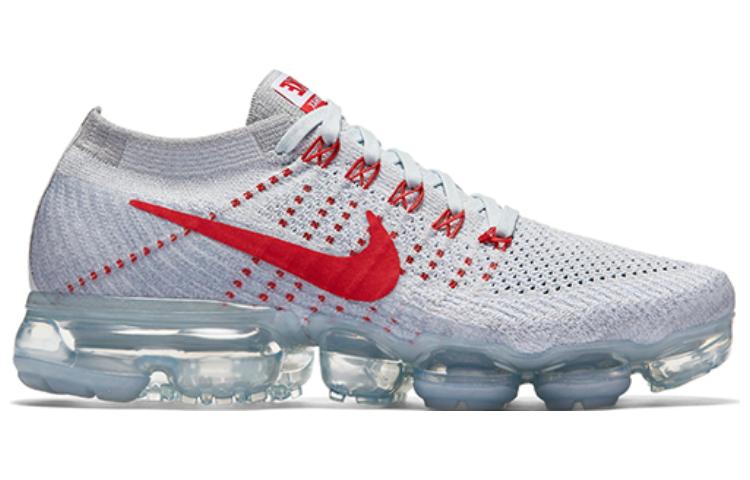 Nike Air VaporMax Pure Platinum University Red Women's 849557-060