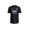 Juventus Away Player Edition с круглым вырезом и коротким рукавом, мужские футбольные майки, черные GS1437