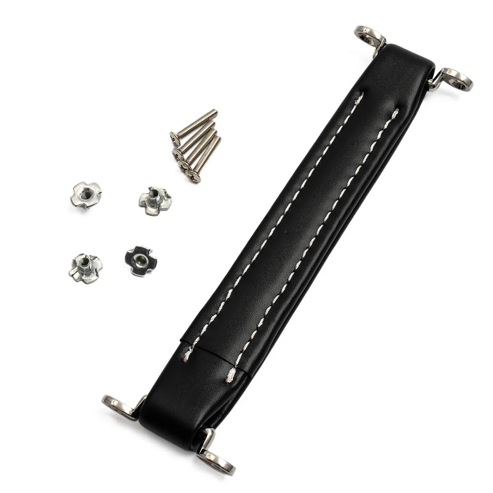 PU Leather Guitar Amplifier Handle Guitar Case Handle PA Equipment Handle New and Repair Parts (Black)
